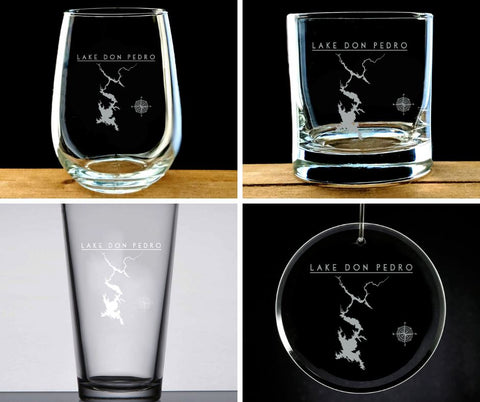 Lake Don Pedro Glassware and Ornaments