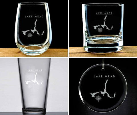 Lake Mead Glassware and Ornaments