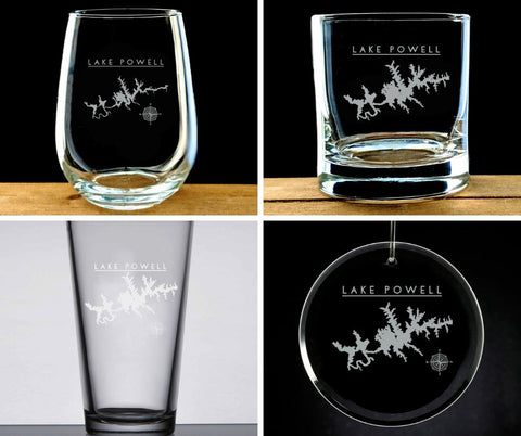 Lake Powell Glassware and Ornaments