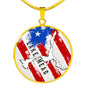 Lake Mead American Flag Pendant Necklace - Houseboat Kings