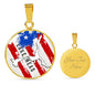 Lake Mead American Flag Pendant Necklace - Houseboat Kings