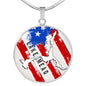 Lake Mead American Flag Pendant Necklace - Houseboat Kings