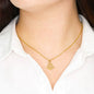 To My Wife, Not Always Eye To Eye But Always Heart To Heart | Anchor Necklace - Houseboat Kings