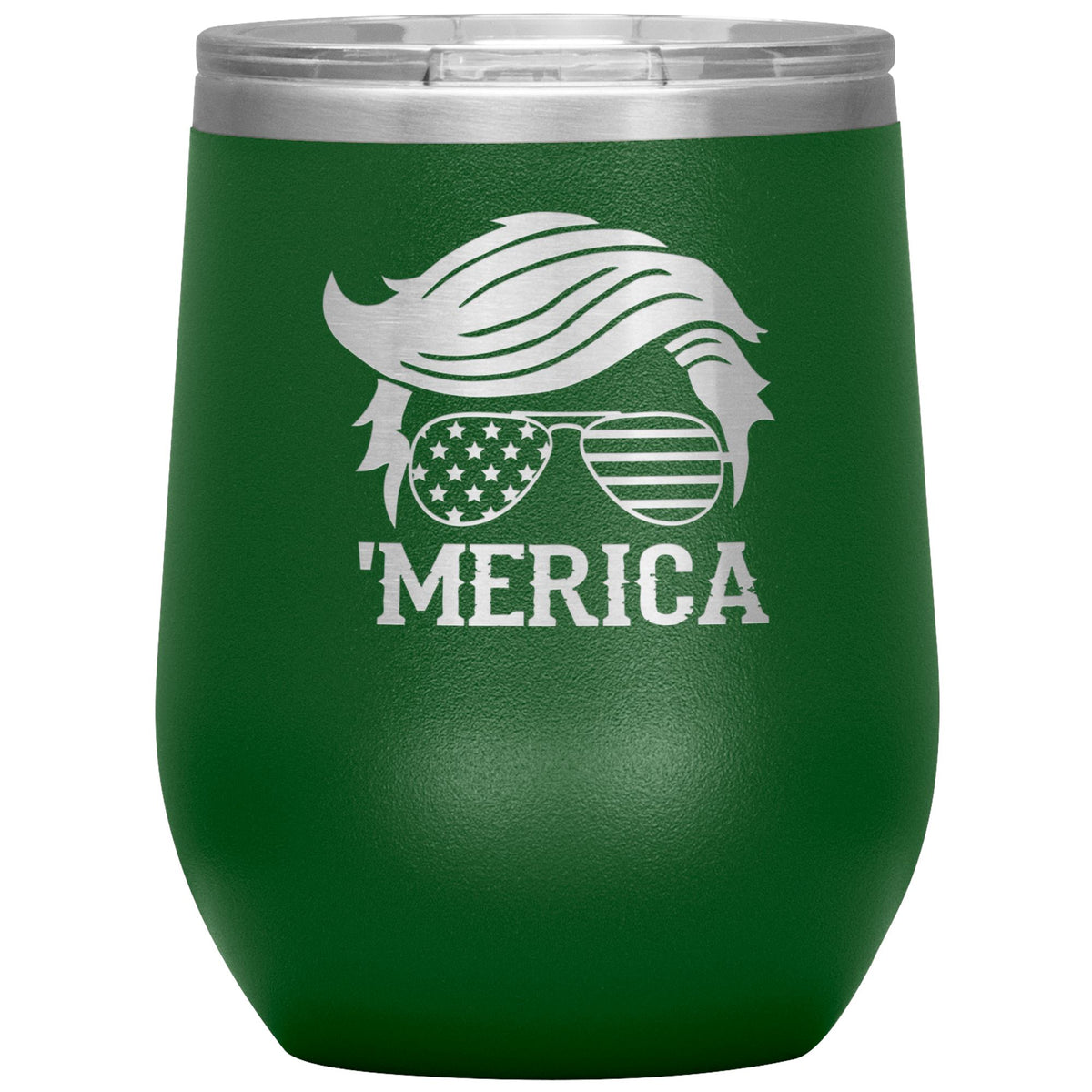 Trump 'Merica 20 oz Laser Etched Tumbler– Houseboat Kings