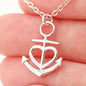 "When This Is Over" Message | Anchor Necklace - Houseboat Kings