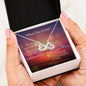 "When This Is Over" Message | Infinity Heart Necklace - Houseboat Kings