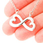 "When This Is Over" Message | Infinity Heart Necklace - Houseboat Kings