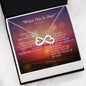 "When This Is Over" Message | Infinity Heart Necklace - Houseboat Kings
