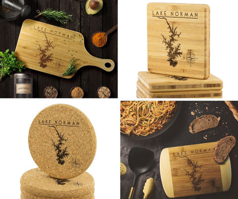 Lake Norman Coasters, Cutting Boards and Bar Boards