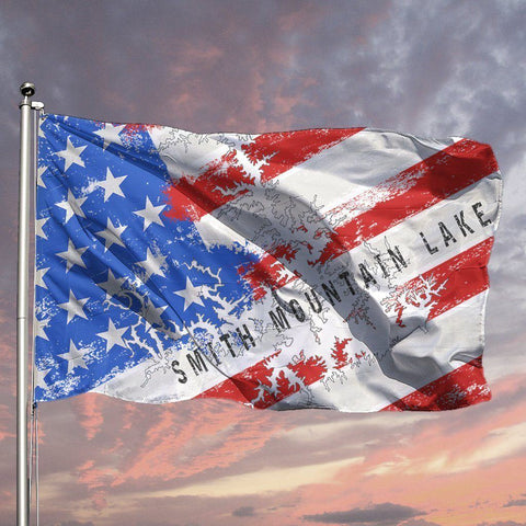 Smith Mountain Lake American Flag, 4th of July & Patriotic Gifts