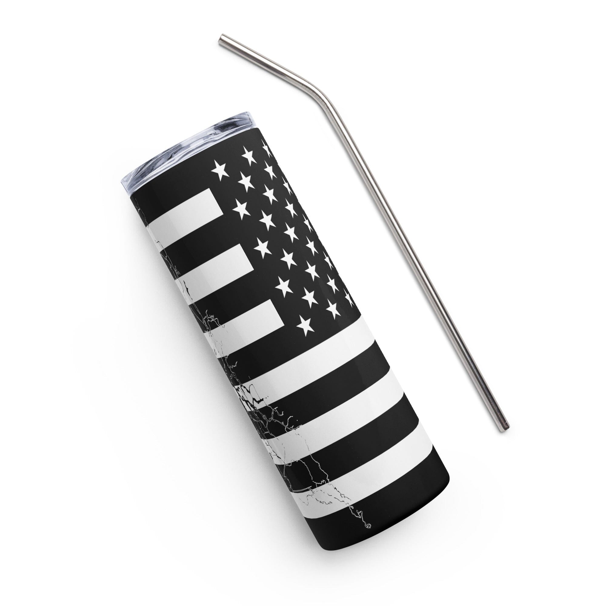 American Flag Delta Lake Stainless Steel Tumbler 20 oz. 