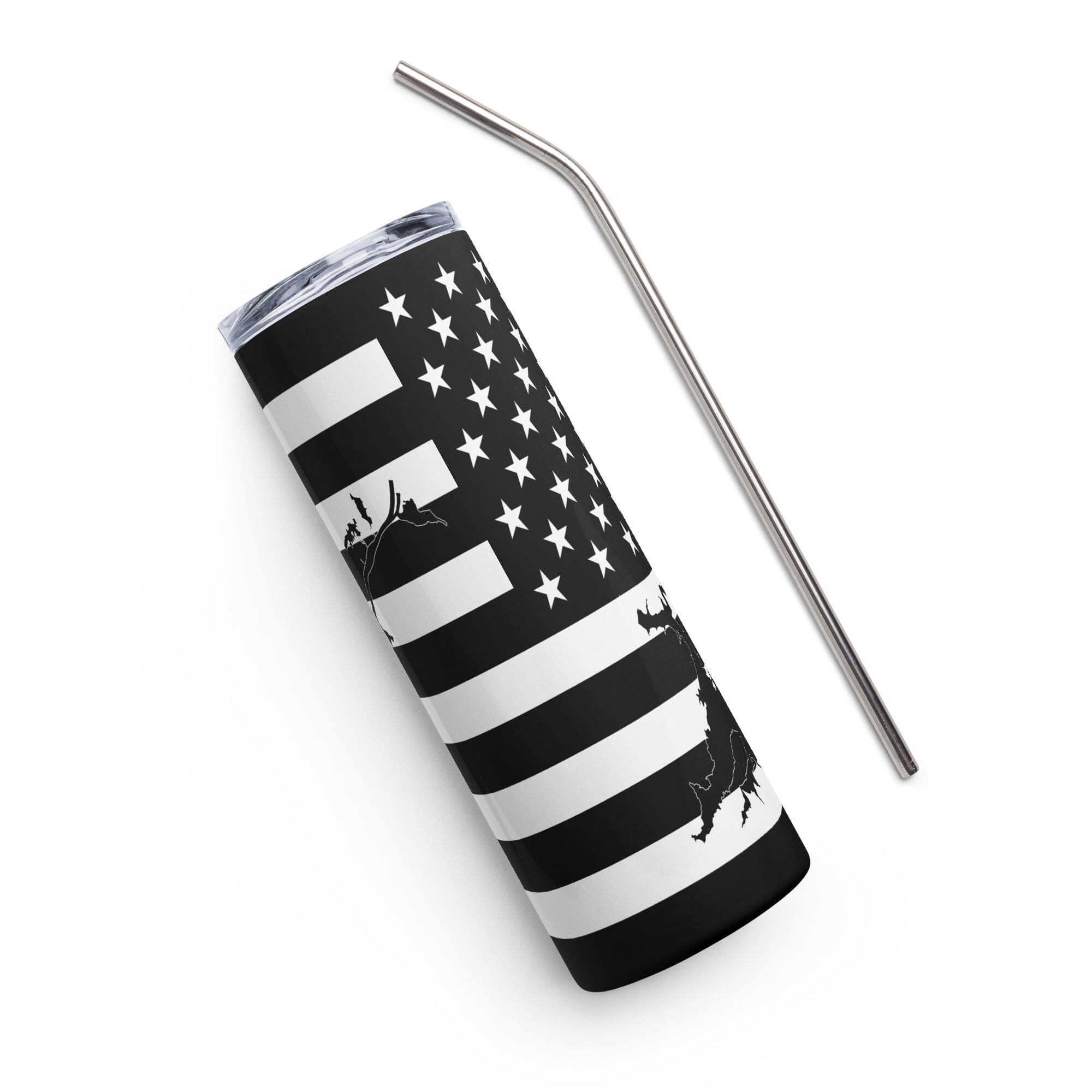 American Flag Guntersville Lake Stainless Steel Tumbler 20 oz. 