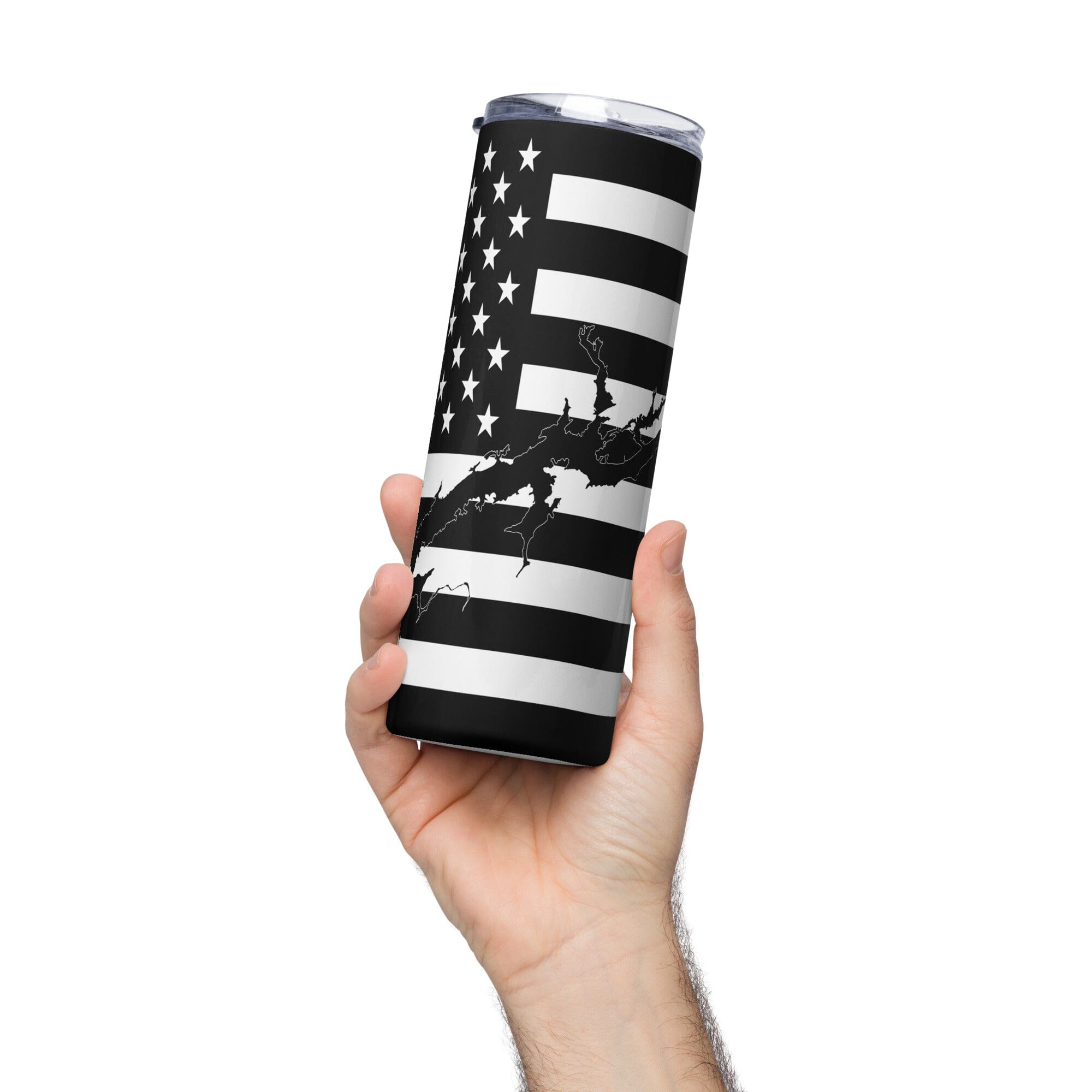 American Flag Guntersville Lake Stainless Steel Tumbler 20 oz. 