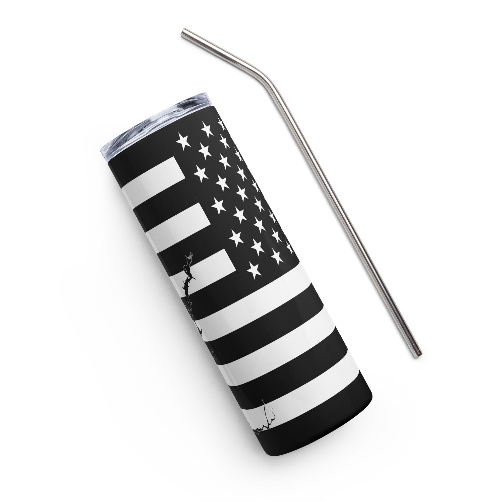 American Flag High Rock Lake Stainless Steel Tumbler 20 oz. 