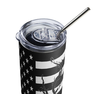 American Flag High Rock Lake Stainless Steel Tumbler 20 oz. 