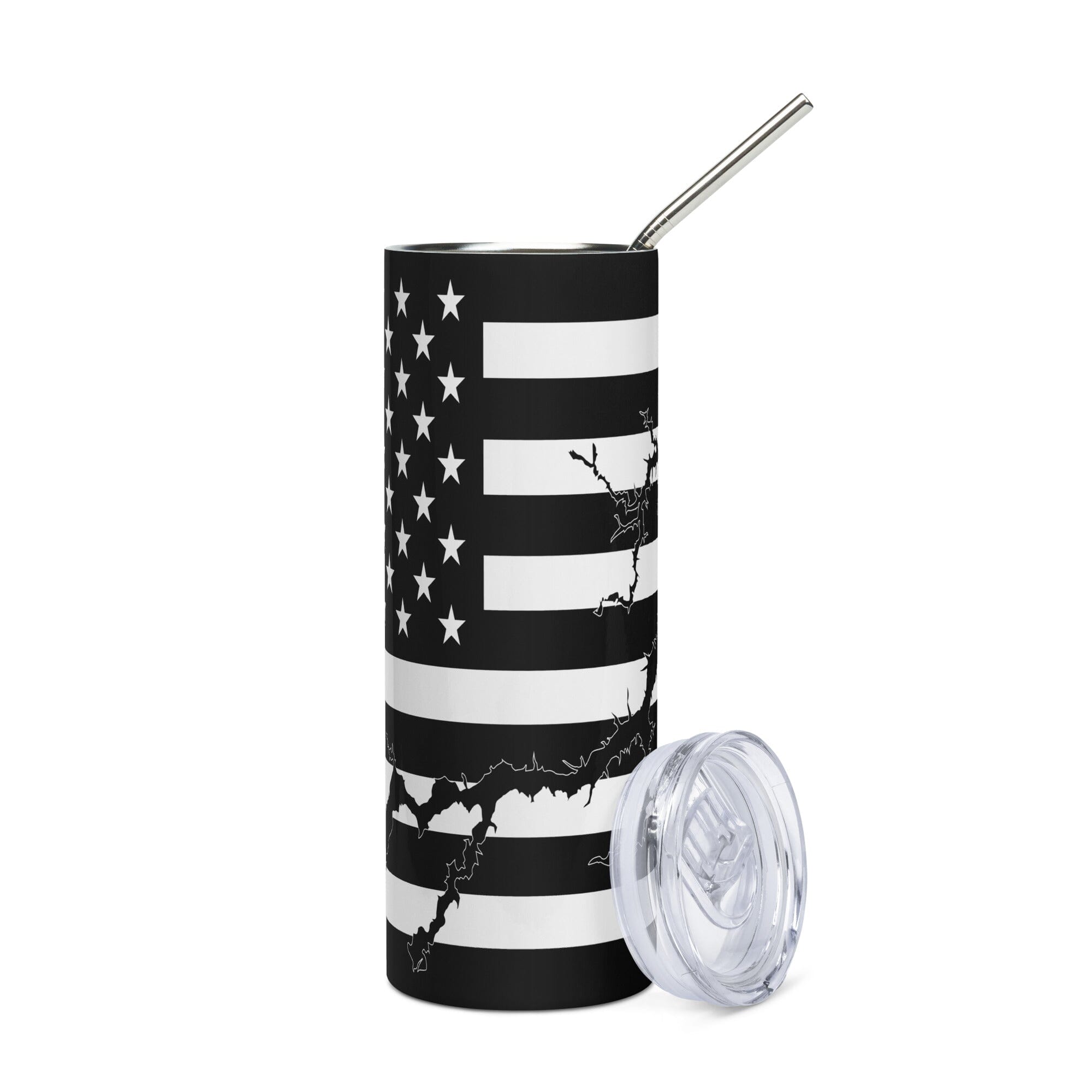 American Flag Lake Oconee Stainless Steel Tumbler 20 oz. 