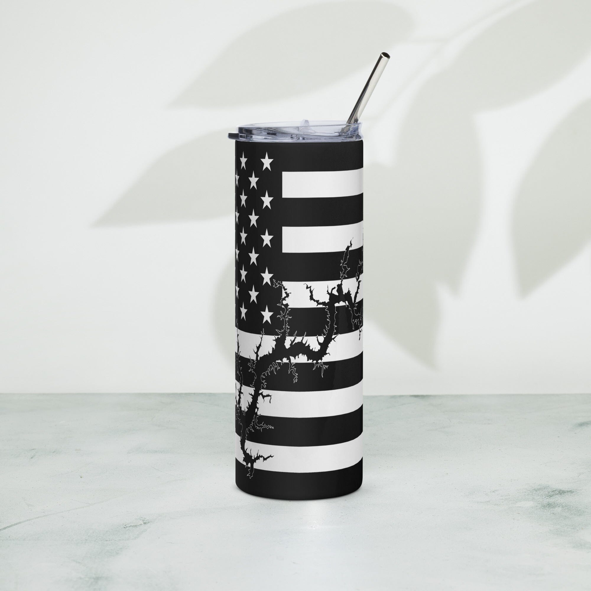 American Flag Lake Wylie Stainless Steel Tumbler 20 oz. 