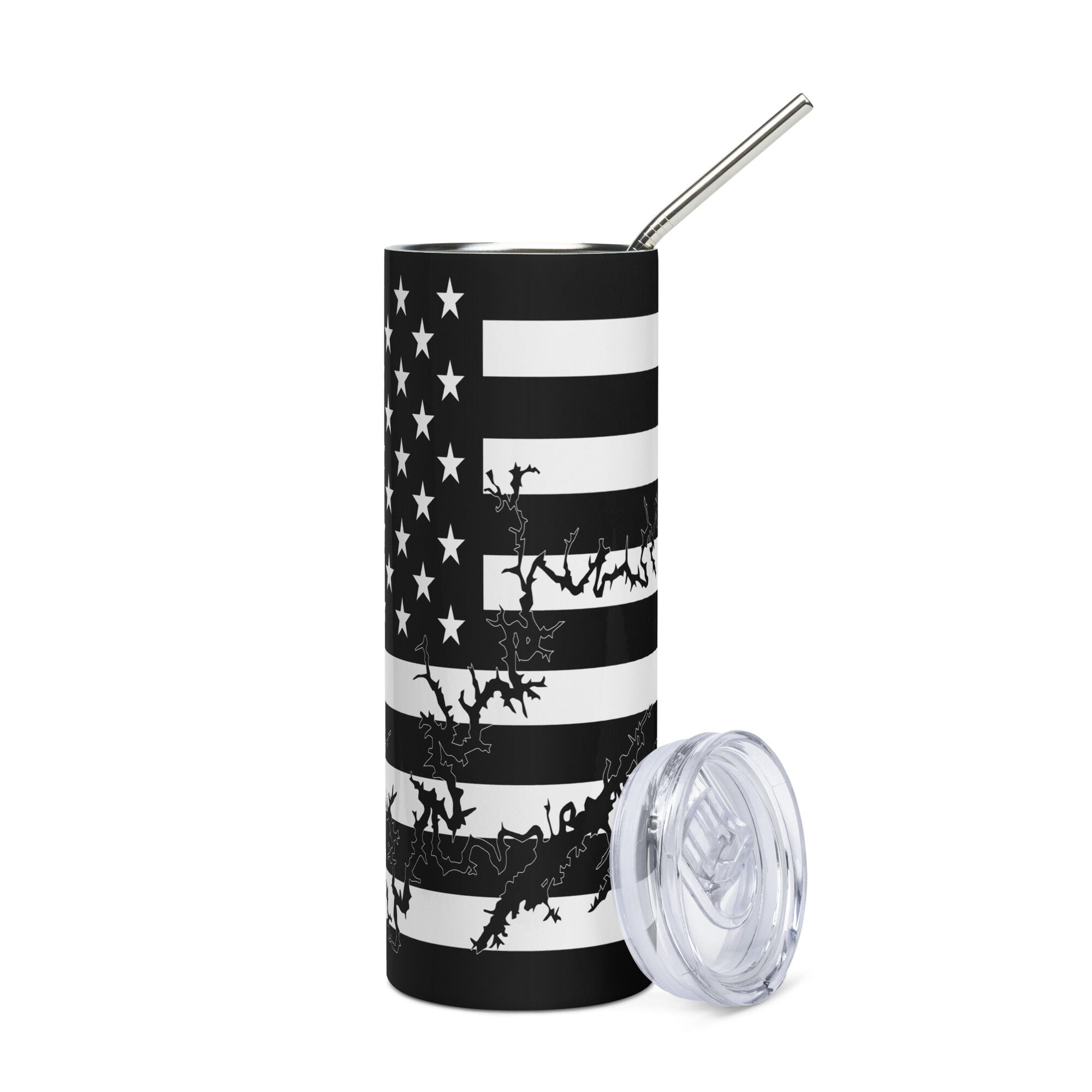 American Flag Norris Lake Stainless Steel Tumbler 20 oz. 