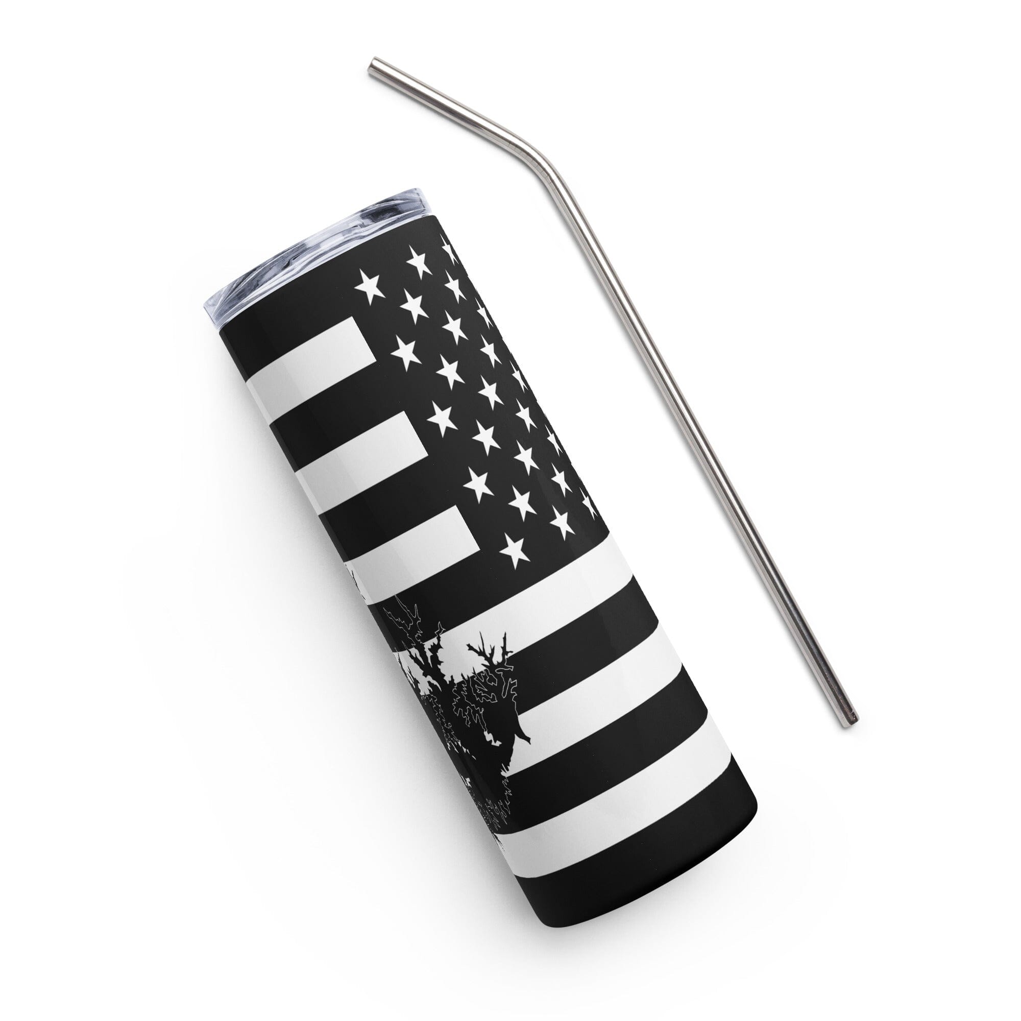 American Flag Smith Mountain Lake Stainless Steel Tumbler 20 oz. 