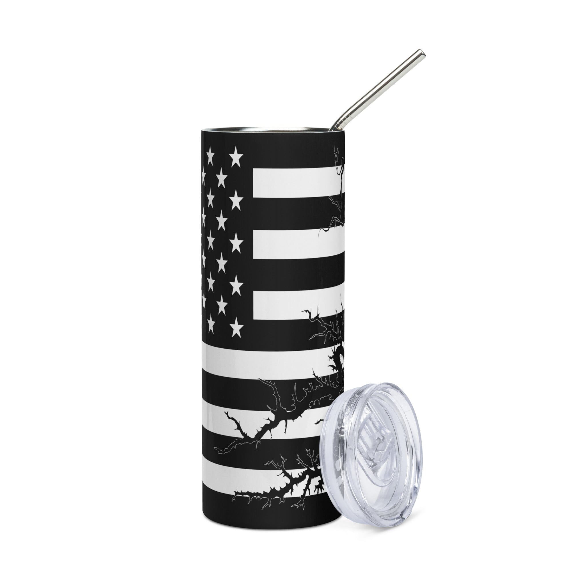 American Flag Tims Ford Lake Stainless Steel Tumbler 20 oz. 