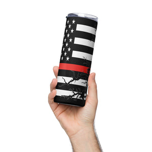 American Flag Tims Ford Lake with Red Line Stainless Steel Tumbler 20 oz. 