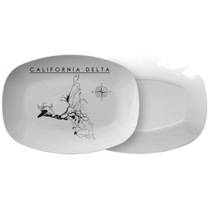 California Delta Serving Platter Kitchenware 