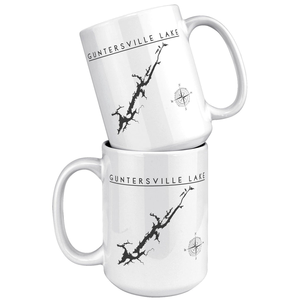 Guntersville Lake 15oz Coffee Mug | Printed | Lake Gift | Wedding Gift Coffee Mugs 