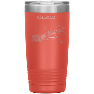 Key West 20oz Insulated Tumbler Tumblers Coral 