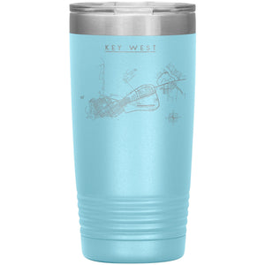 Key West 20oz Insulated Tumbler Tumblers Light Blue 