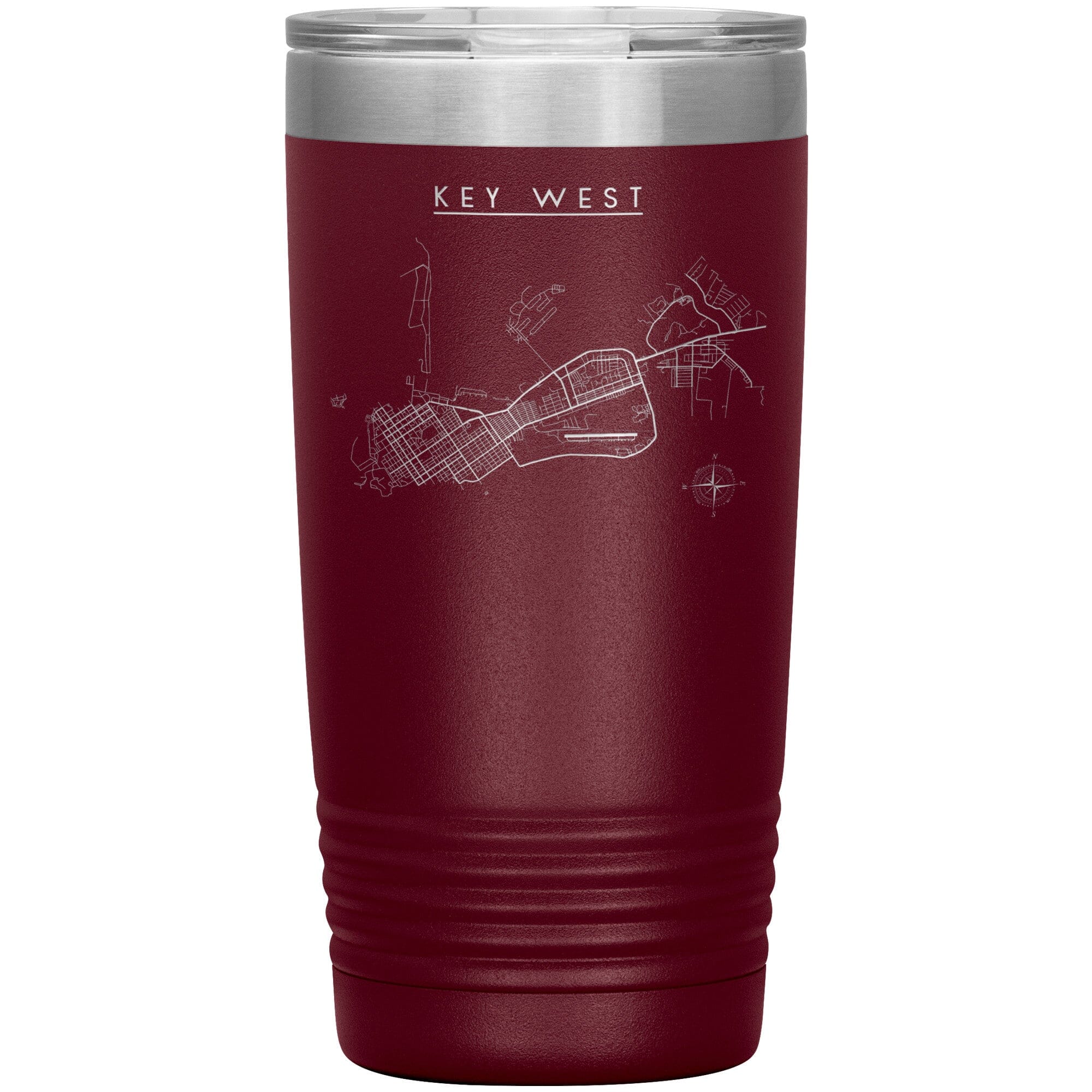 Key West 20oz Insulated Tumbler Tumblers Maroon 