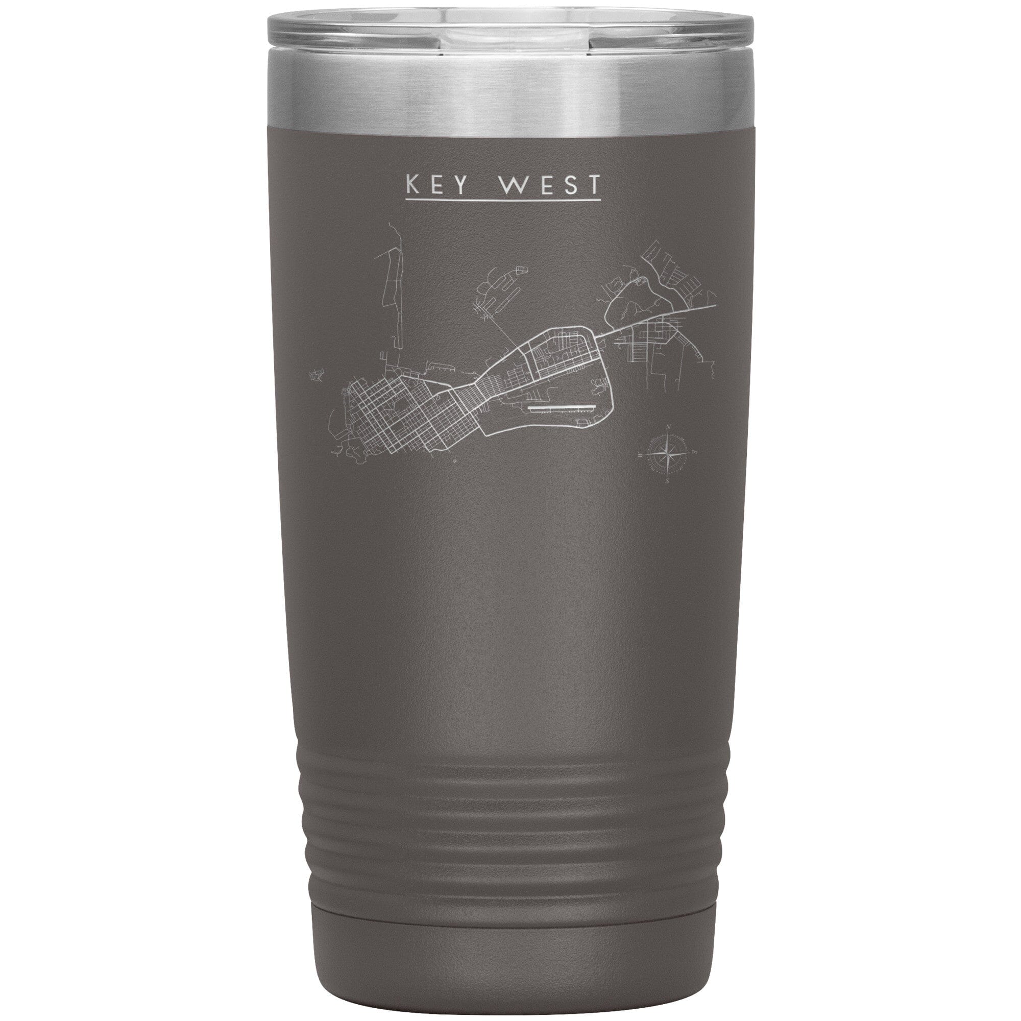 Key West 20oz Insulated Tumbler Tumblers Pewter 