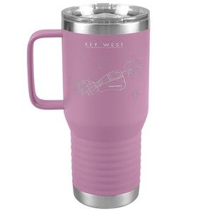 Key West 20oz Travel Tumbler Tumblers Light Purple 