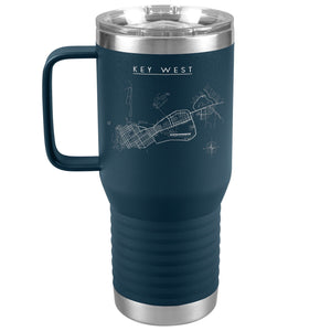 Key West 20oz Travel Tumbler Tumblers Navy 