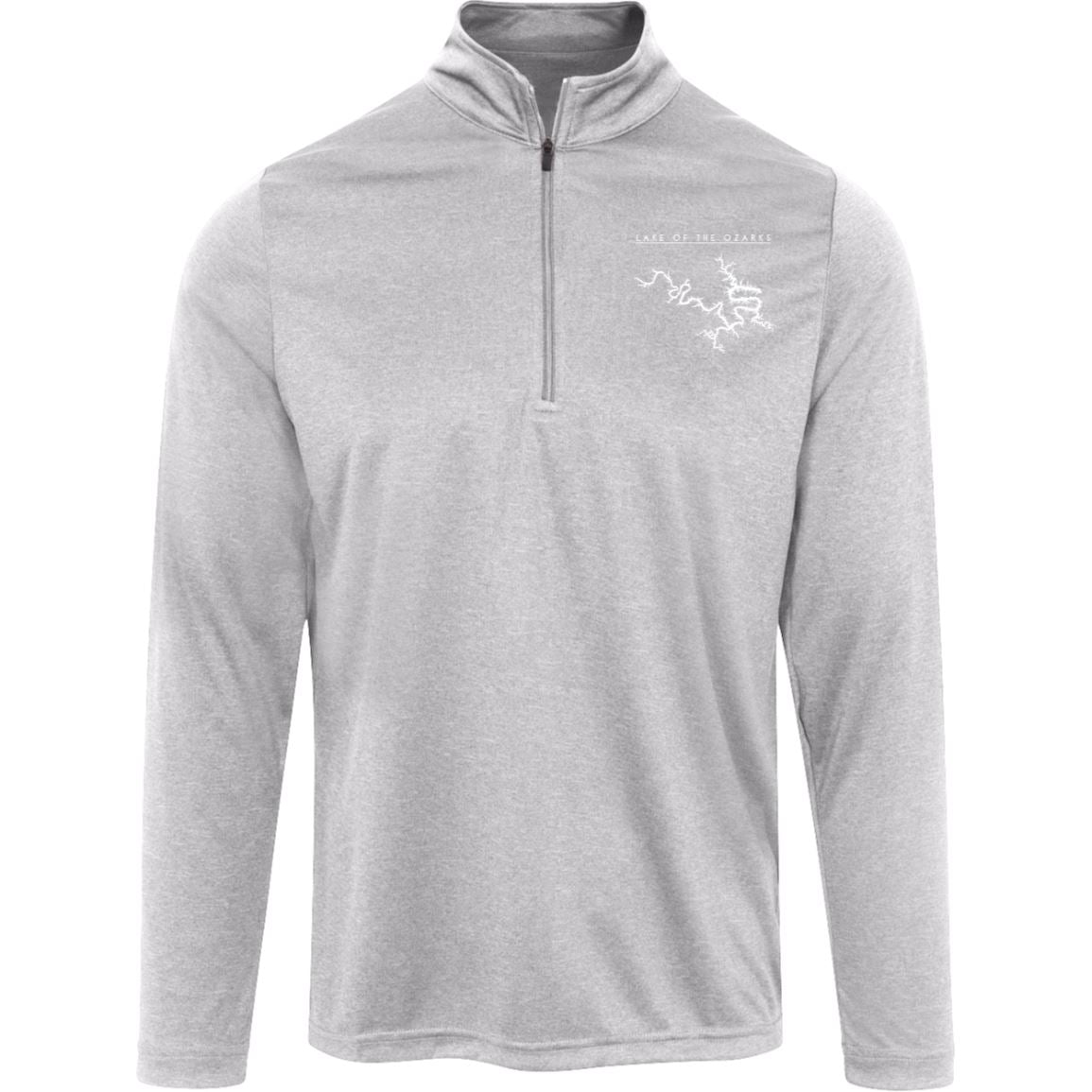 Lake Of The Ozarks Embroidered Sport-Tek 1/4 Zip Sweatshirt Pullover Athletic Heather S 