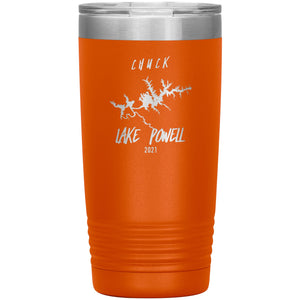 20oz Lake Powell 2021 - Chuck Tumblers Orange 