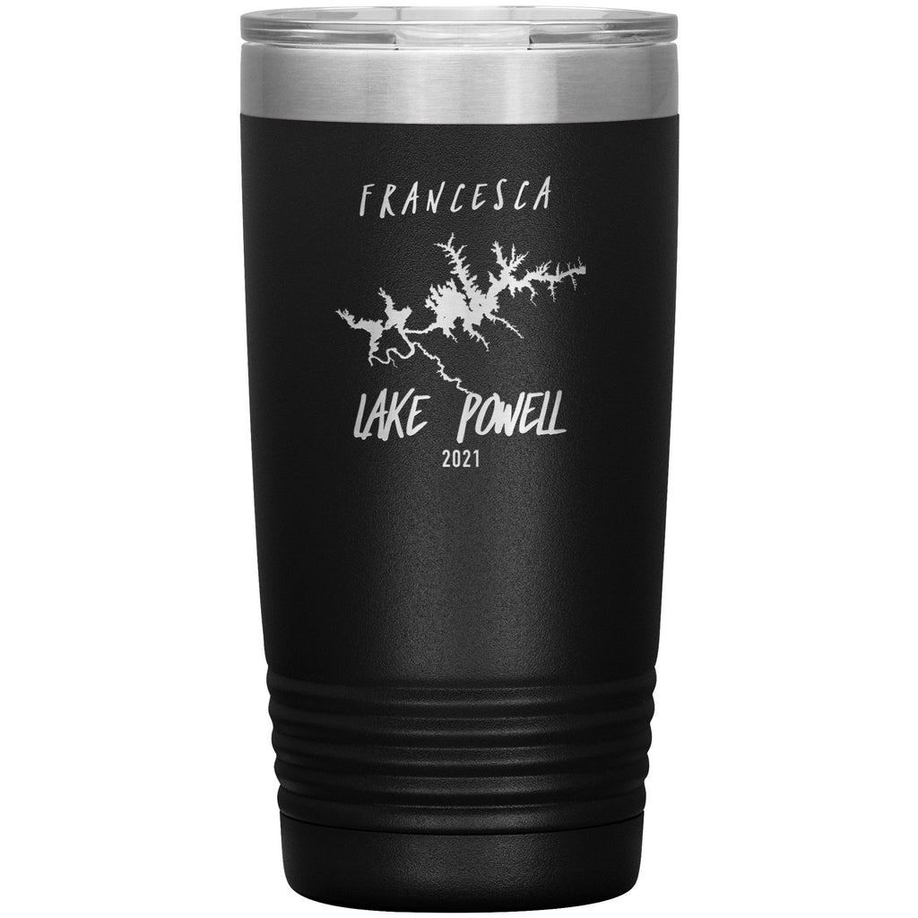 20oz Lake Powell 2021 - Francesca Tumblers Black 