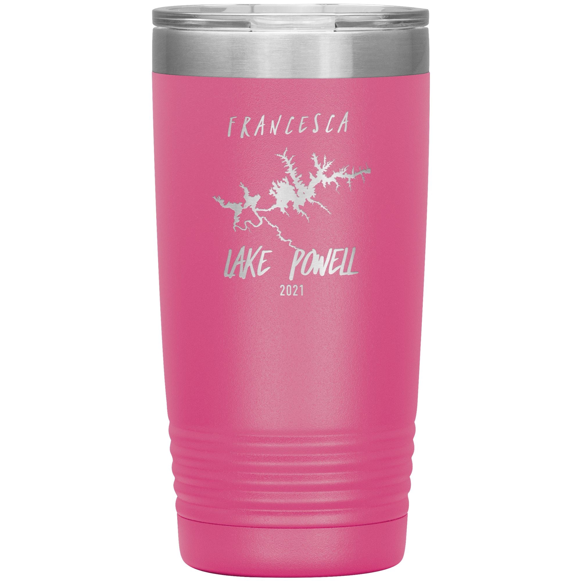 20oz Lake Powell 2021 - Francesca Tumblers Pink 