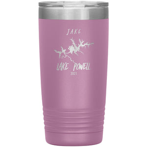 20oz Lake Powell 2021 - Jake Tumblers Light Purple 