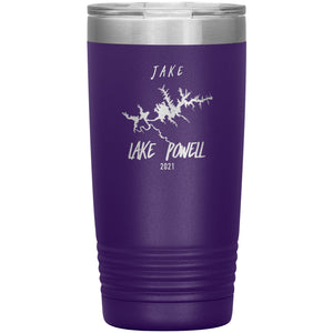 20oz Lake Powell 2021 - Jake Tumblers Purple 