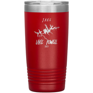 20oz Lake Powell 2021 - Jake Tumblers Red 