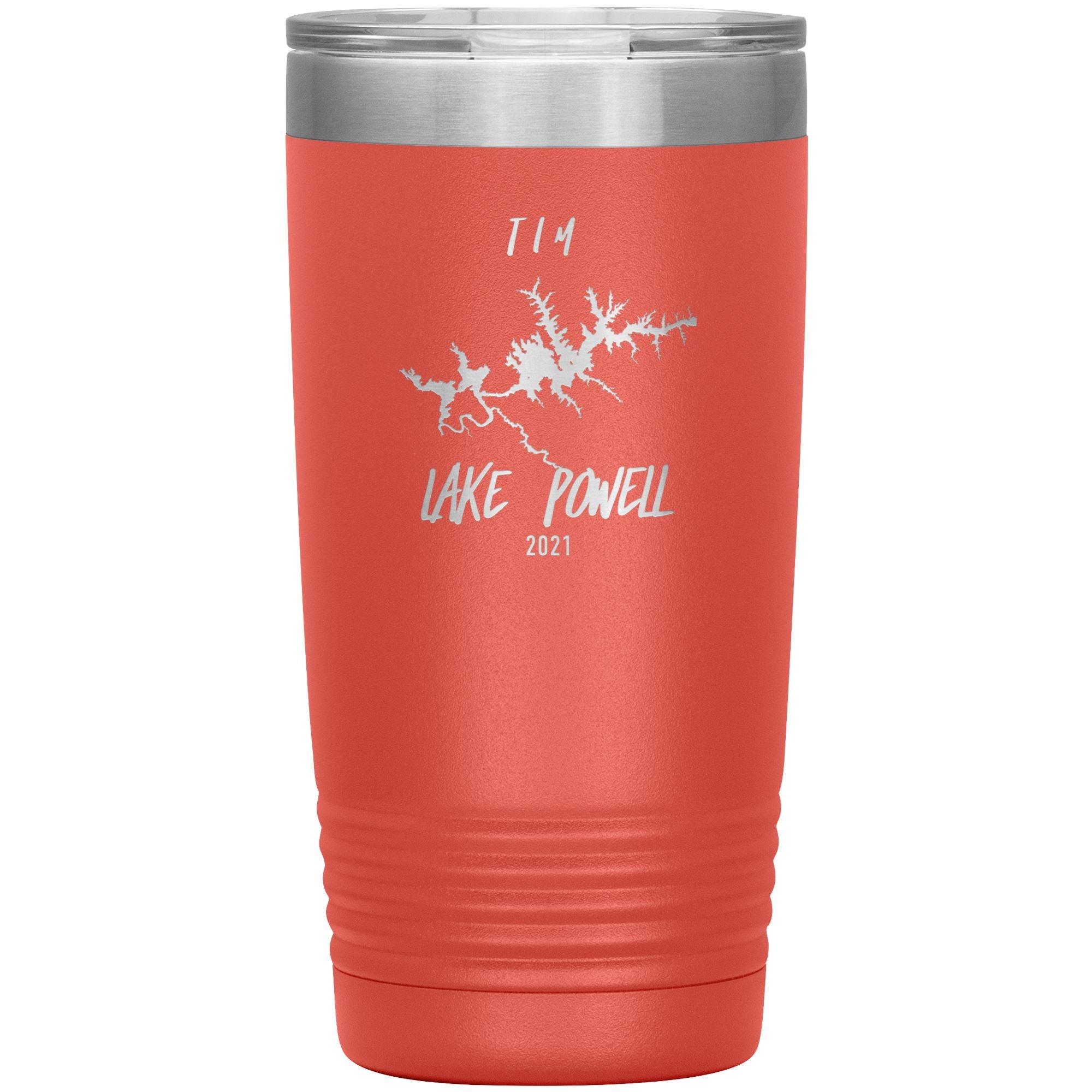 20oz Lake Powell 2021 - Tim Tumblers Coral 
