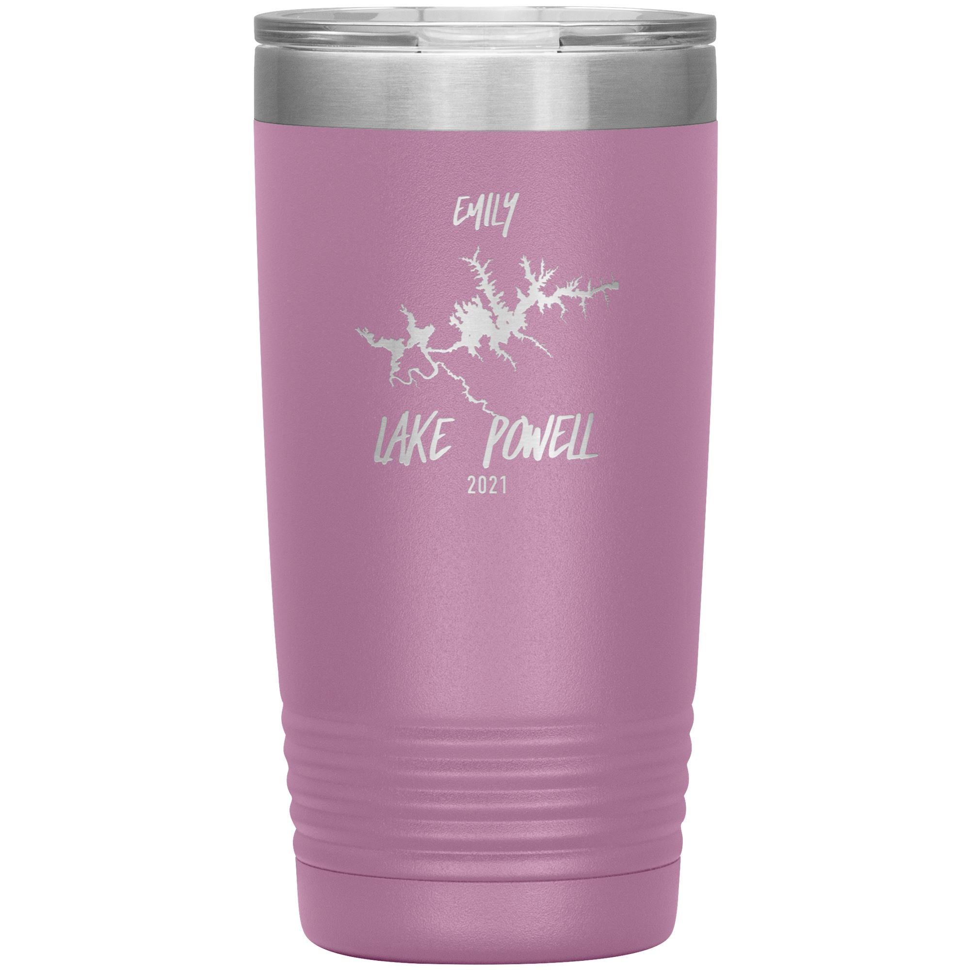 20oz Lake Powell Tumbler 2021 - Emily Tumblers Light Purple 