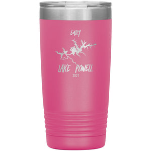 20oz Lake Powell Tumbler 2021 - Emily Tumblers Pink 