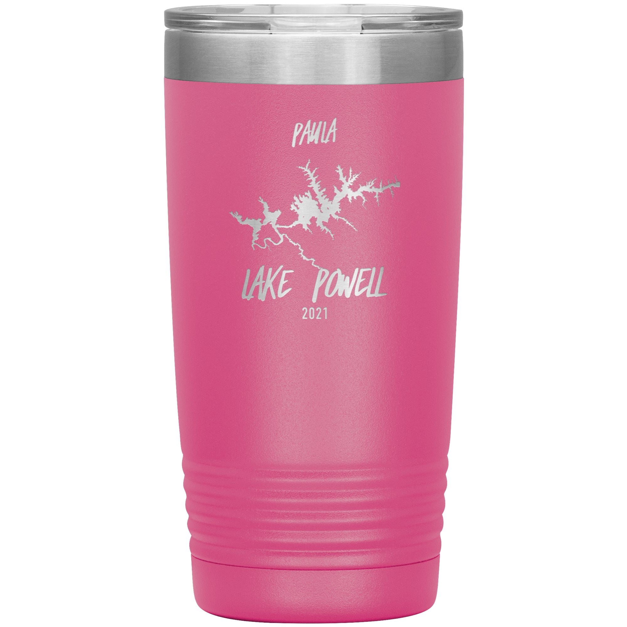20oz Lake Powell Tumbler 2021 - Paula Tumblers Pink 