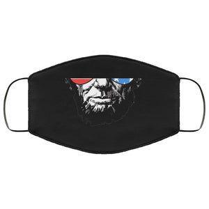 Abe lincoln Facemask 2 - Star Spangled Hammered Face Mask - Houseboat Kings