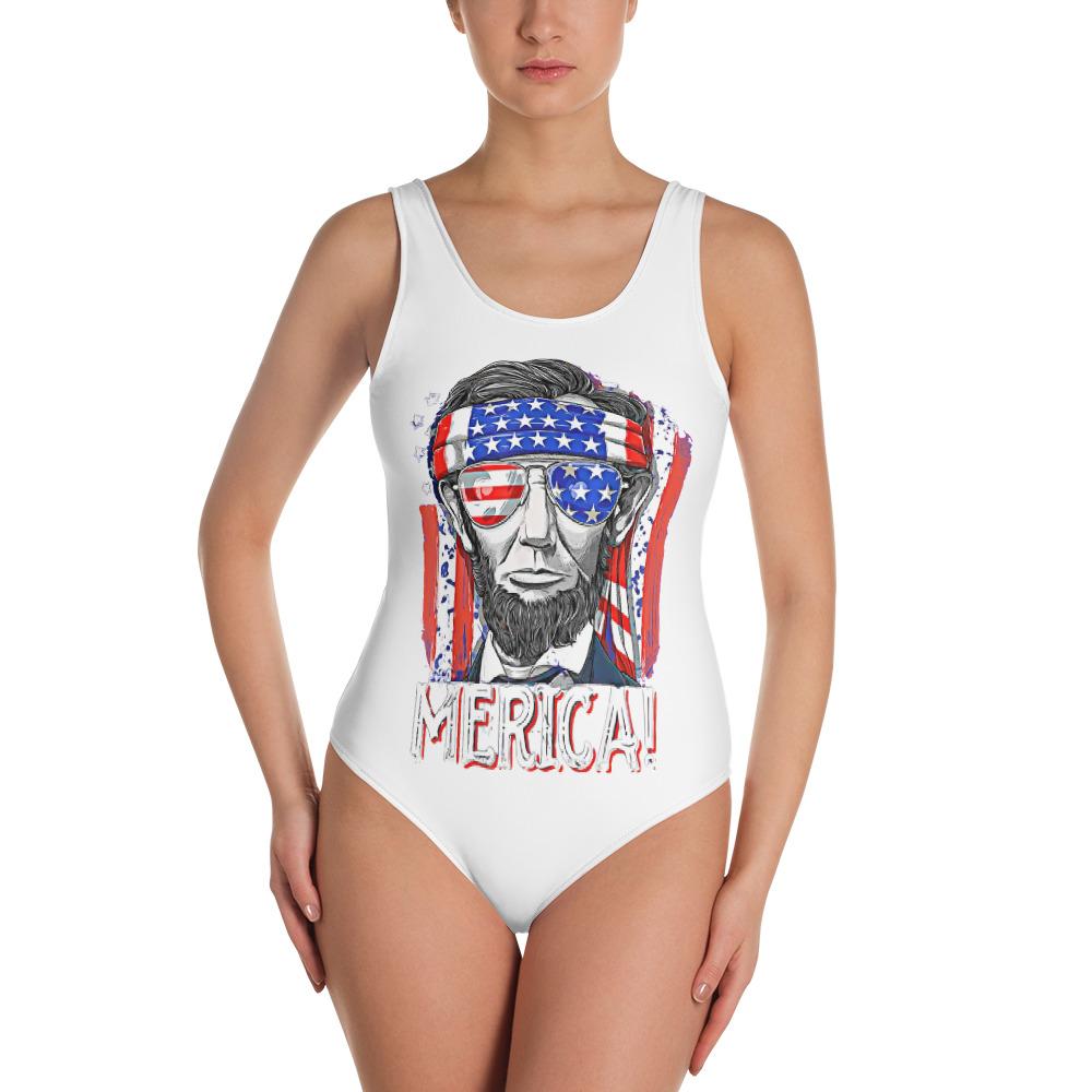 Abe Merica One-Piece Swimsuit - Houseboat Kings