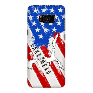 American Flag Lake Mead Fully Printed Matte Phone Case - Houseboat Kings