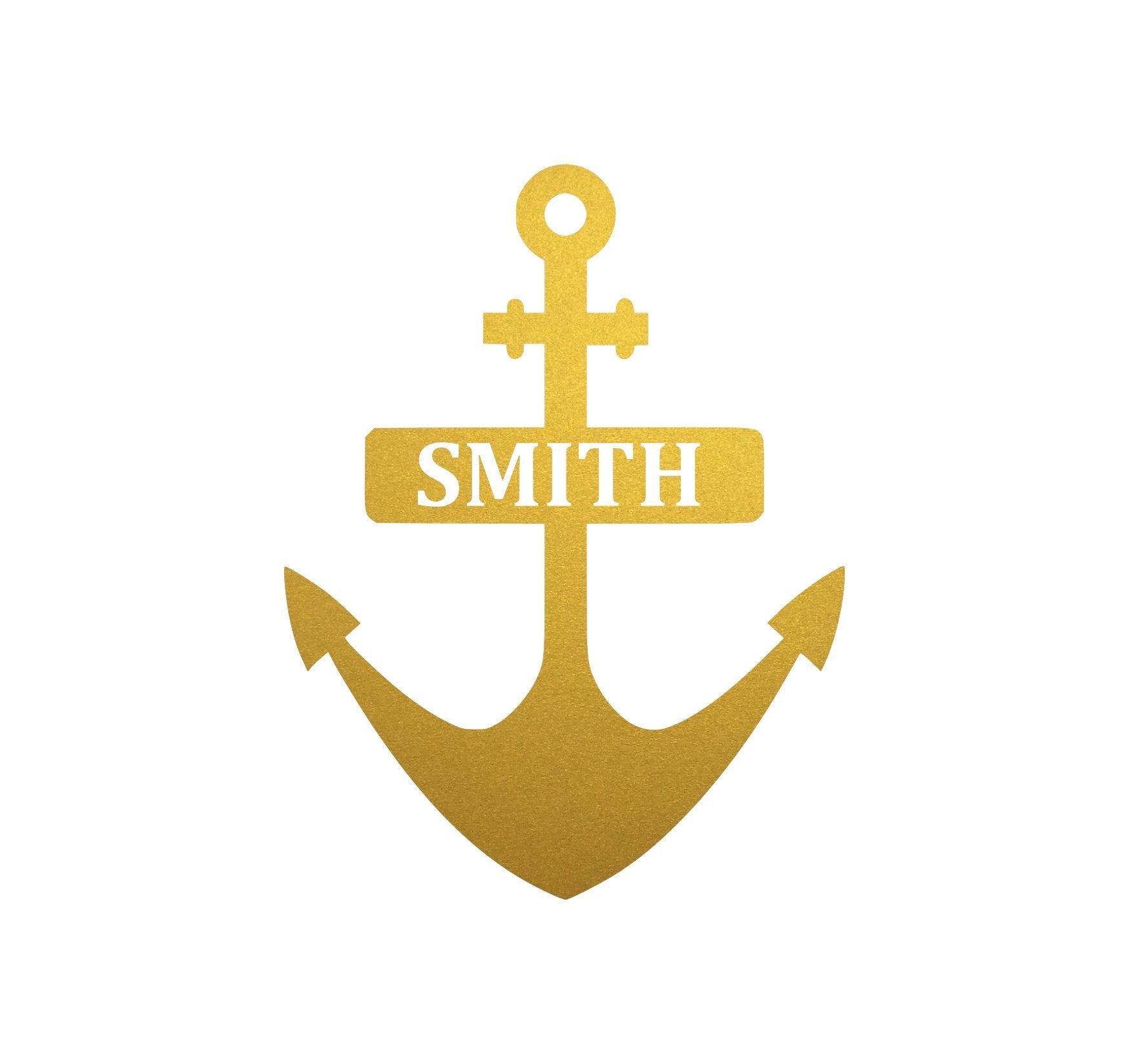 Anchor Monogram for Houseboats 18 Gold 