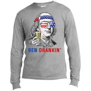 Ben Drankin USA100LS Long Sleeve Made in the US T-Shirt - Houseboat Kings