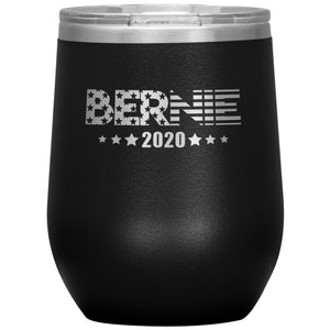 Bernie 2020 12 oz Laser Etched Wine Tumbler - Houseboat Kings